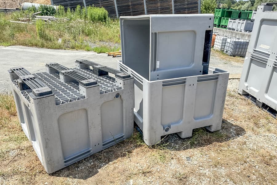 3 Kunststoff Kisten
